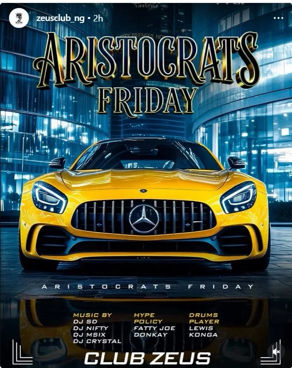 ARISTOCRATS FRIDAY