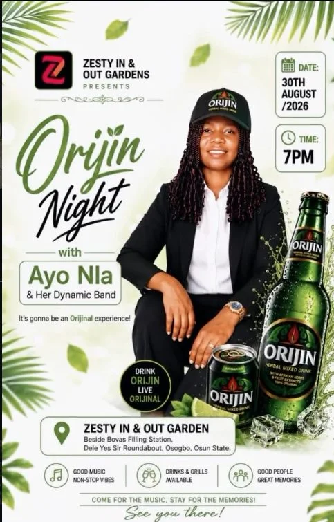 Orijin Night with Ayo Nla and her Dynamic Band