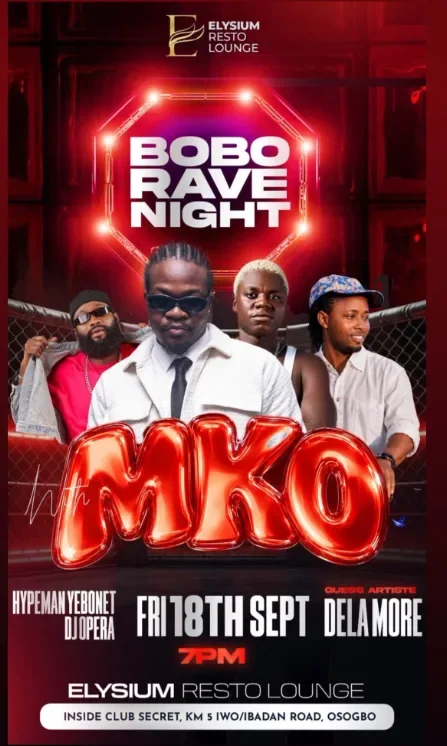 BOBO RAVE NIGHT WITH MKO