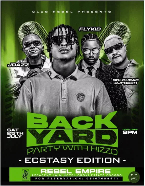 BACKYARD PARTY WITH KIZZO - ECSTASY EDITION