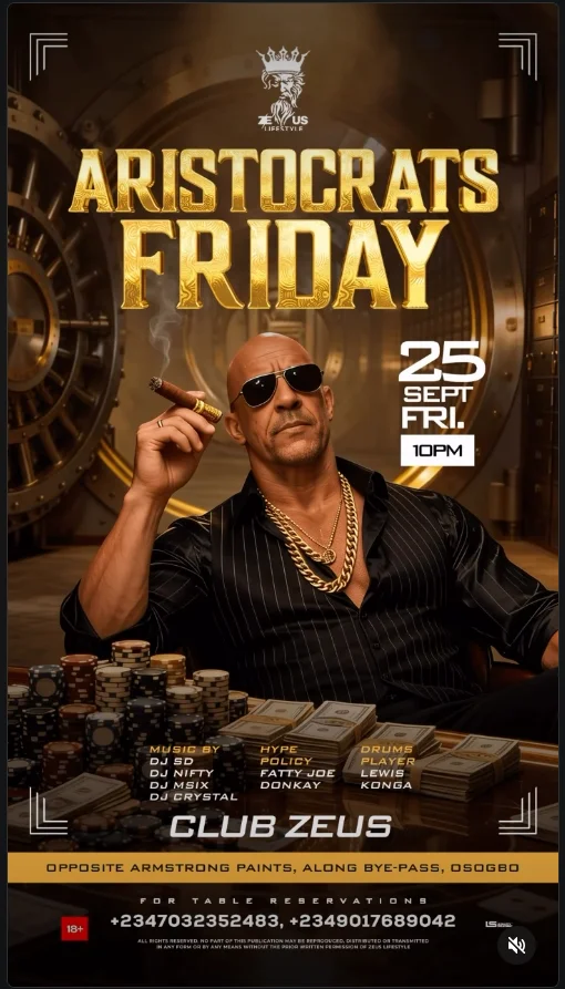 Aristocrats Friday