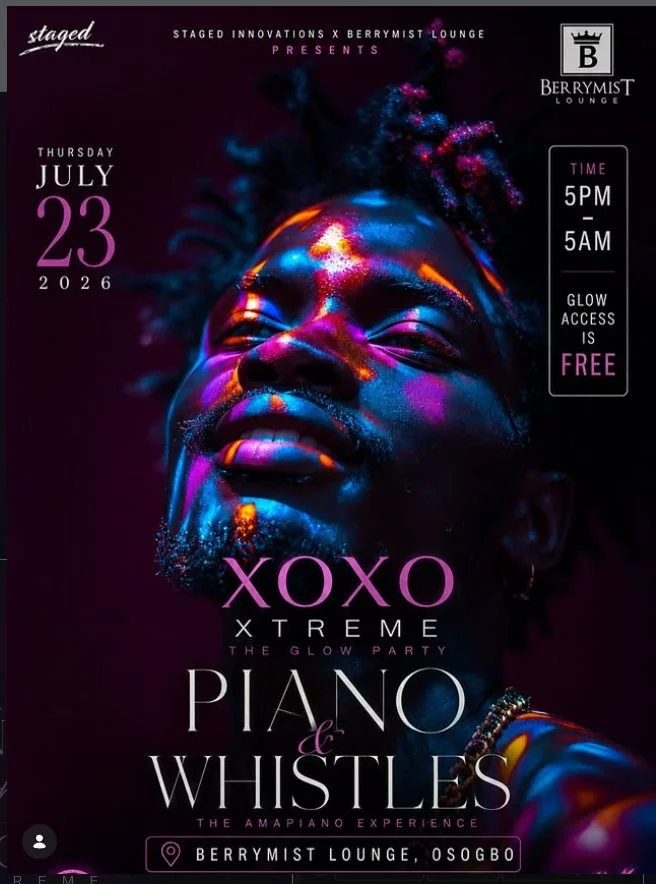 XOXO XTREME: THE GLOW PARTY - PIANO & WHISTLES (AMAPIANO EDITION)