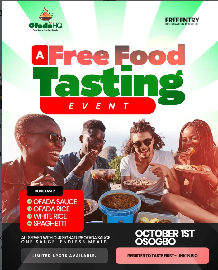 A FREE FOOD TASTING 
