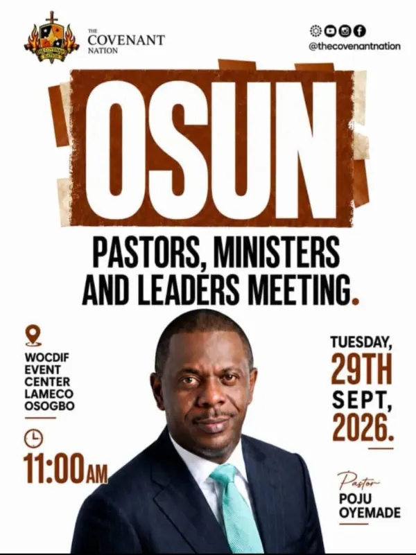 OSUN PASTORS, MINISTERS, AND LEADERS MEETING
