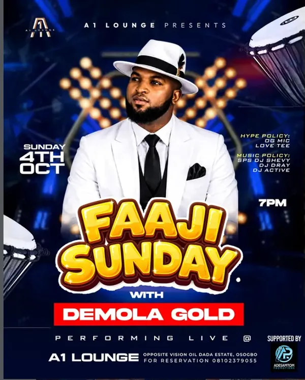 FAAAJI SUNDAY with DEMOLA GOLD