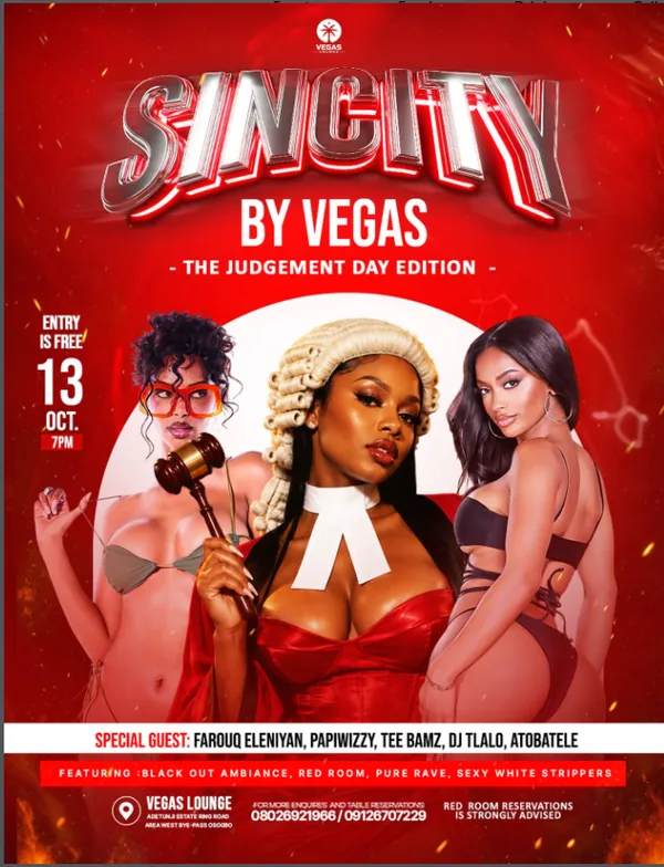 SINCITY BY VEGAS: "JUDGEMENT DAY EDITION