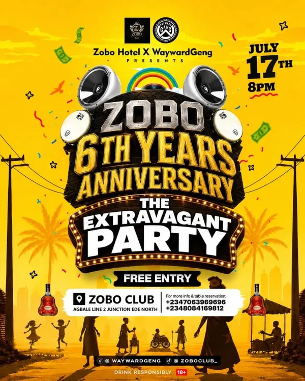 Club zobo 6th years anniversary 