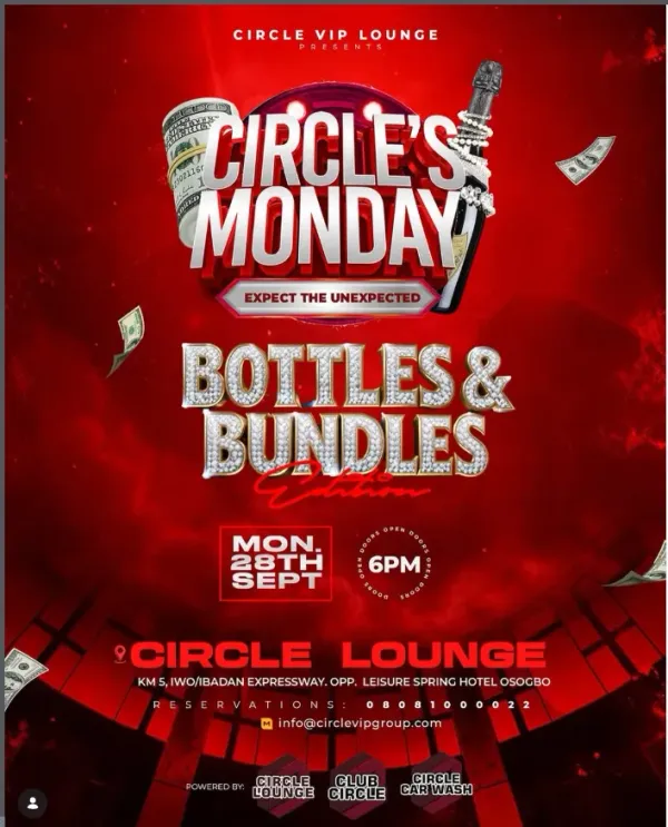 CIRCLE MONDAY - BOTTLES AND BUNDLES